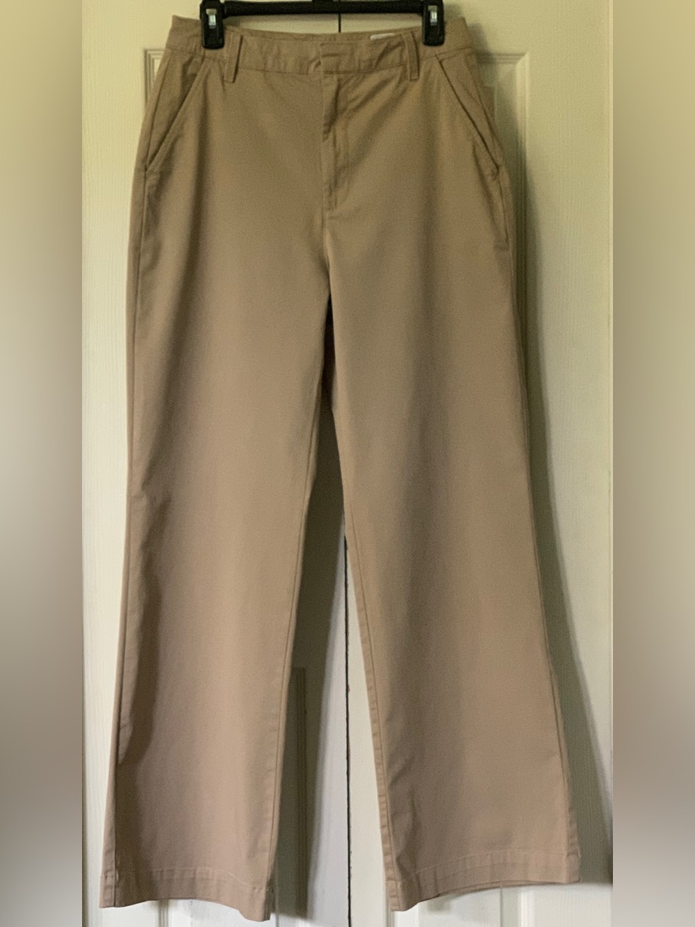 GAP Women’s Tan Chinos - High rise Wide Leg 32 x 31 Size 8